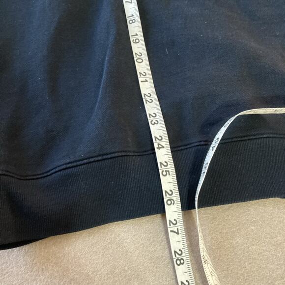 Citizens of Humanity Noeme Turtleneck Sweatshirt Sz L Black Puff Sleeve Modern - Picture 9 of 9